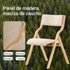 SoBuy FST40-W Silla Plegable de madera Beige