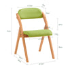 SoBuy FST92-GRx4 Lote de 4 Sillas Plegables de Madera con Asiento y Respaldo Verde
