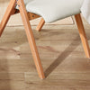 SoBuy FST92-W Silla Plegable de Madera con Asiento y Respaldo