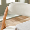 SoBuy FST92-W Silla Plegable de Madera con Asiento y Respaldo
