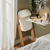 SoBuy FST92-W Silla Plegable de Madera con Asiento y Respaldo