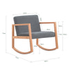 SoBuy FST93-HG Silla Mecedora Sillón Balancín Relax para Salón Dormitorio
