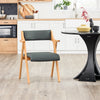 SoBuy FST98-SG Silla de Madera con Cojín para Comedor Plegable y Montada Gris Oscuro