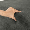 SoBuy FST99-DG Sillón relax individual con reposapiés Butaca tapizada moderna y cómoda Gris Oscuro