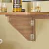 SoBuy FWT03-PF Mesa Plegable de Pared para comedor, dormitorio, escritorio 60 x 40 cm Marrón