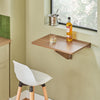 SoBuy FWT03-PF Mesa Plegable de Pared para comedor, dormitorio, escritorio 60 x 40 cm Marrón