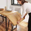 SoBuy FWT113-N Mesa Plegable y Extensible para 2-8 personas | para Comedor, Oficina