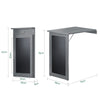 SoBuy FWT20-HG Mesa Plegable de Pared con Pizarra Frontal Gris