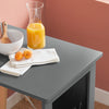 SoBuy FWT20-HG Mesa Plegable de Pared con Pizarra Frontal Gris