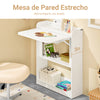 SoBuy FWT92-W Mesa de Escritorio con Estantes