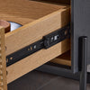 SoBuy HFSB02-SCH Aparador de Cocina Recibidor Buffet con 1 Puerta y 3 Cajones