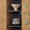 SoBuy HFSB04-SCH Aparador con 2 Puertas y 4 Compartimentos 92 x 40 x 119 cm