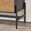 SoBuy HFSB04-SCH Aparador con 2 Puertas y 4 Compartimentos 92 x 40 x 119 cm