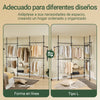 SoBuy KLS04-II-SCH Perchero de Ropa con 5 Barras y 2 cestas Negro