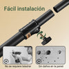 SoBuy KLS04-II-SCH Perchero de Ropa con 5 Barras y 2 cestas Negro