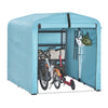SoBuy KLS11-L-BL Garaje para bicicletas Caseta Jardin Exterior Azul 1,59x2,19 x1,65 m
