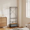 SoBuy KLS23-SCH Perchero de pie estrecho con cajón Gris Oscuro 60x32x175 cm