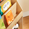 SoBuy KMB01-N Librería para Niños con 3 Estanterías y 2 Compartimentos color Natural