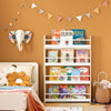 SoBuy KMB08-W Librería infantil con 4 Estanterías L80cm