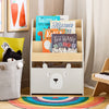 SoBuy KMB104-HG Librería Infantil para Niños con 3 Estantes con 1 Cajón móvil Gris