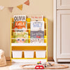 SoBuy KMB108-G Librería Infantil con 3 Compartimentos y 3 Cajas Extraíbles Amarilo
