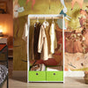 SoBuy KMB109-W Armario ropero Infantil con Perchero y Cajas 60 x 35 x 110 cm