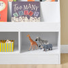 SoBuy KMB118-W Librería Infantil Montessori con 3 Compartimentos y 3 Estantes