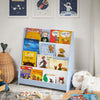 SoBuy KMB32-B Librería Infantil para Niños con 4 Compartimentos Azul 80 x 30 x 88 cm
