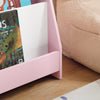 SoBuy KMB32-P Librería Infantil para Niños con 4 Compartimentos Rosa 80 x 30 x 88 cm