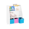 SoBuy KMB34-F Librería Infantil para Niño con 3 cestas 63 x 28 x 80 cm