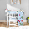 SoBuy KMB60-B Set de Mesa y Silla Infantil con Pegatinas DIY Azul y Blanco