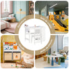 SoBuy KMB60-W Juego de Mesa y Silla Infantil Escritorio Infantil con 3 Portalápices