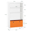 SoBuy Set de 3 Librerías para Niño en forma de Coche KMB67-W+KMB68-W+KMB69-W