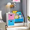 SoBuy KMB76-F Librería Infantil para niños con 2 Cestas y 1 Compartimiento