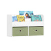 SoBuy KMB81-W Estantería Infantil de Pared con 2 Estantes y 2 Cajones
