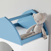 SoBuy KMB87-W Librería Estantería para Niños con Forma de Cohete con 4 Compartimentos y 2 Estantes