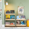 SoBuy KMB99-H-GR Librería Infantil para niños de 3 Estantes