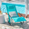 SoBuy OGS28-HB Tumbona ergonómica Azul