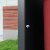 SoBuy OGS63-DG Cobertizo de Basura Puerta cerrable Gris Oscuro 69x80x116 cm