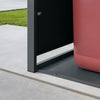 SoBuy OGS63-DG Cobertizo de Basura Puerta cerrable Gris Oscuro 69x80x116 cm