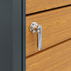 SoBuy OGS63-N Armario modular de exterior para reciclaje con efecto madera 69x80x116 cm