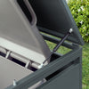 SoBuy OGS64-DG Cubre Cubos de Basura Exterior Doble 240L Gris Oscuro 134x80x116 cm