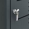 SoBuy OGS64-DG Cubre Cubos de Basura Exterior Doble 240L Gris Oscuro 134x80x116 cm