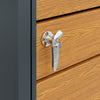 SoBuy OGS64-N Armario para cubos de reciclaje con efecto madera Gris Oscuro 134x80x116 cm