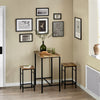 SoBuy OGT10-PF Juego de Mesa Alta de Bar con 2 taburetes