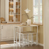 SoBuy OGT11-WN Juego de Mesa y 4 Taburetes para Comedor, Restaurante y Bar Blanco