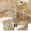 Preventa-SoBuy OGT11-WN Juego de Mesa y 4 Taburetes para Comedor Blanco