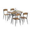 SoBuy OGT49-F Juego de Mesa y Sillas para Comedor