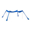 SoBuy OZT02-DB Tienda Carpas para Playa con Anclas de Bolsa 400 x 400 x 200 cm