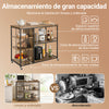 SoBuy SVW18-II-F Carrito de Servicio Camarera con Ruedas con 5 Estantes